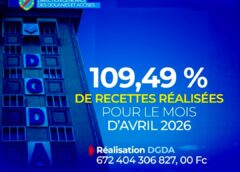 DGDA : des performances remarquables au mois d’avril sous la direction de Bernard Kabese Musangu
